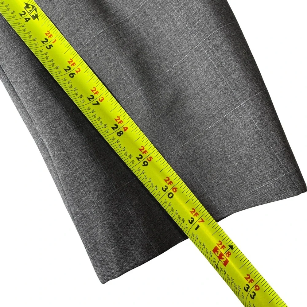 BROOKS‎ BROTHERS Gray Plaid Wool Blend Explorer Fitzgerald Blazer Jacket 44L